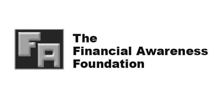The Financial Awareness Foundation logo with bold "FA" in a dark square and the name in large black text to the right.